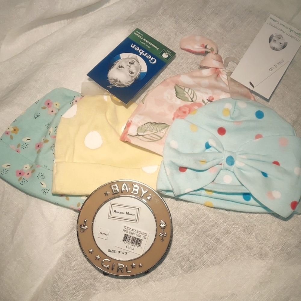 🟢 Baby girl caps Bundle "FINAL"